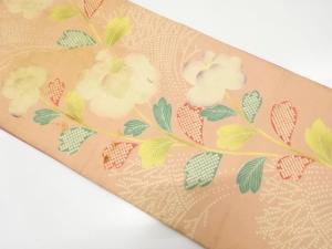 アンティーク　花模様昼夜帯（材料）